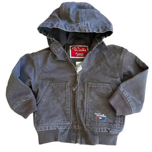 Walls Frost Pruf canvas zip jacket with hood